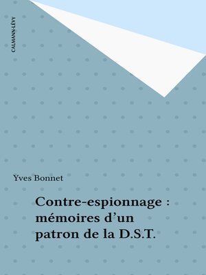 cover image of Contre-espionnage